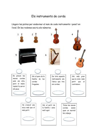 Els instruments de corda