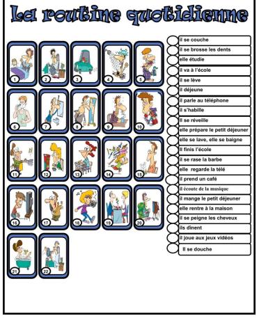 La routine quotidienne