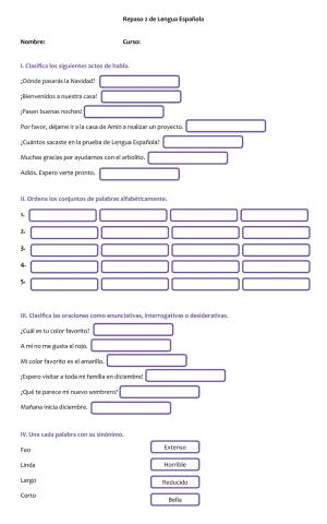 Repaso 2 Lengua