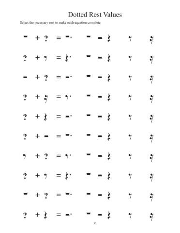 Dotted Note Values