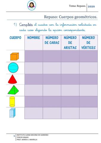 Cuerpos geométricos