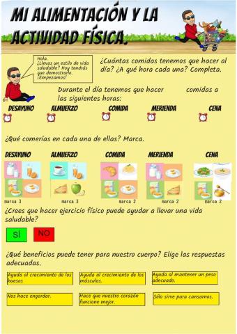 Mi alimentación y la actividad física