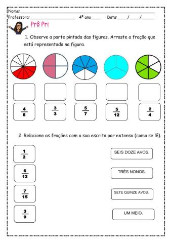 Atividade de fração