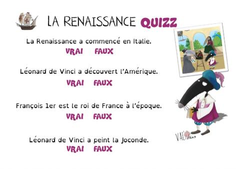 Quizz la Renaissance