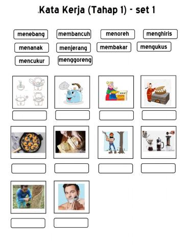 Kata kerja (tahap 1) - set 1