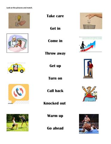 Phrasal verbs