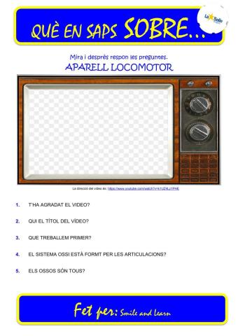 Que saps sobre....Aparell Locomotor-Video