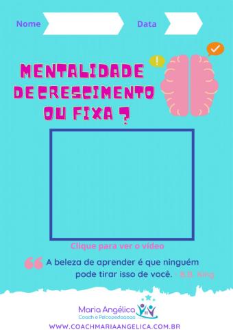 Mentalidade - Crescimento ou Fixa?