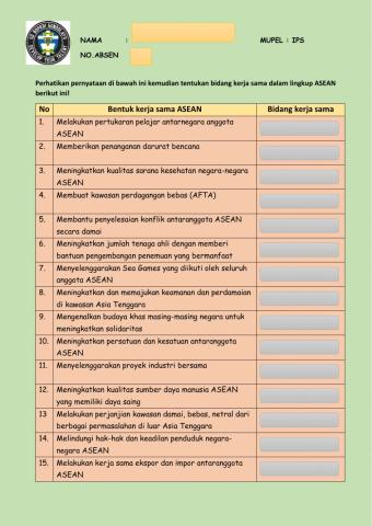 Kerja sama ASEAN