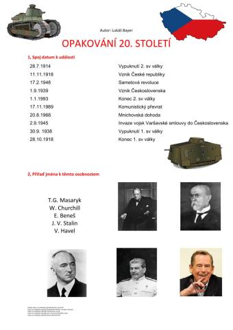 Pracovní list (Občanská výchova) historie