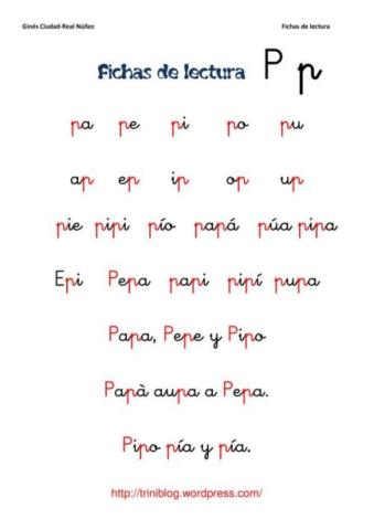 Letra P