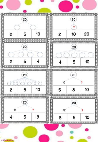 Décompositions du nombre 20