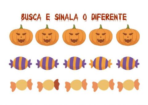 Busca e sinala o diferente