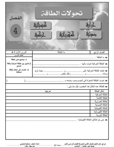 تحولات الطاقة