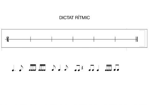 Dictat rítmic (5è, 1)