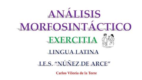 Latín: análisis oracional 1