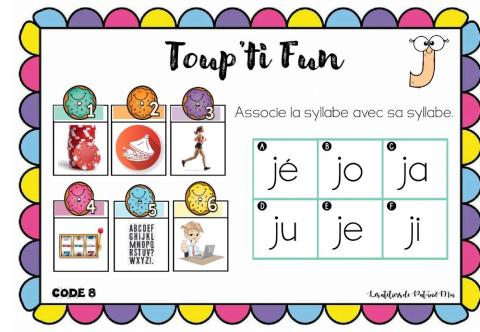 Toup'ti fun - J-GE - image à sa syllabe - (Pat-in&moi)