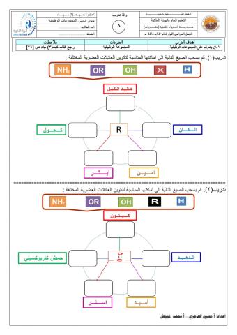 المجموعات الوظيفية 2