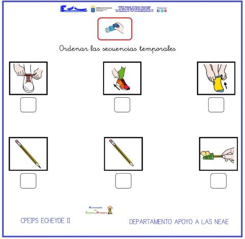 Ordenar secuencias temporales