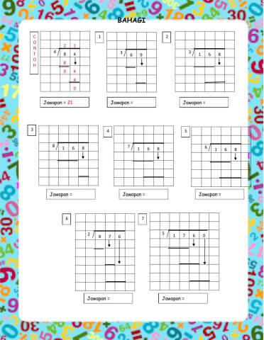 BAHAGI - MATEMATIK PPKI  KSSMPK oleh Cgu Rosma