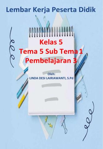 LKPD Kelas 5 tema 5 subtema 1 PPL 2