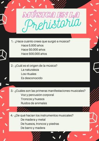 Música en la prehistoria