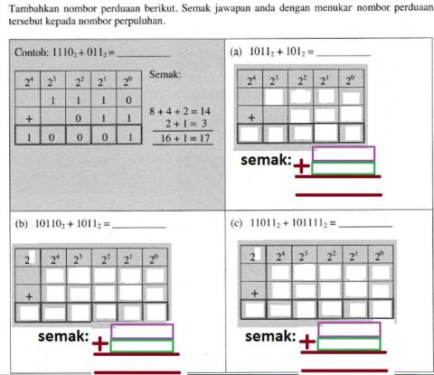 Penambahan binari