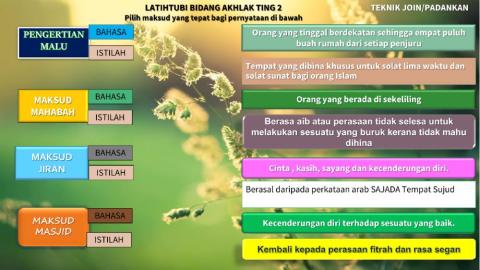 Latihan akhlak ting 2