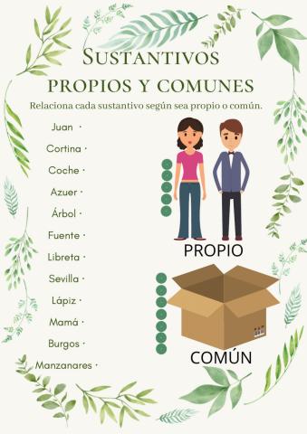 Sustantivos propios y comunes