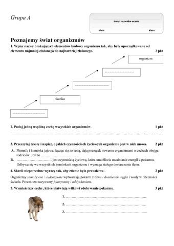 Przyroda klasa 4