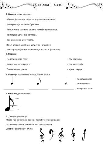 Основни музички појмови