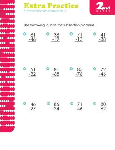 Subtraction with regrouping