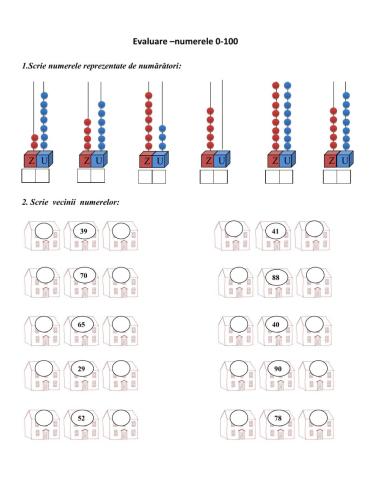 Evaluare nr. 0-100