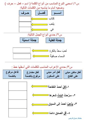 الوظيفة النحوية