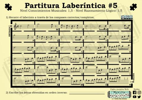 Partitura Laberíntica 5