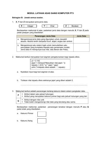 Modul ASK PT3 - Bahagian B