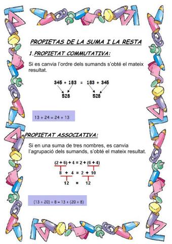 Propietats operacions