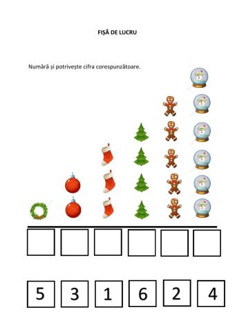 Scara numerica 1 - 6