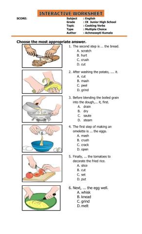 Cooking Verbs