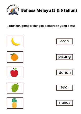 BM 5 & 6 Tahun: Buah-buahan 1