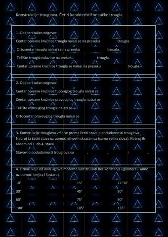 Konstrukcije trougla