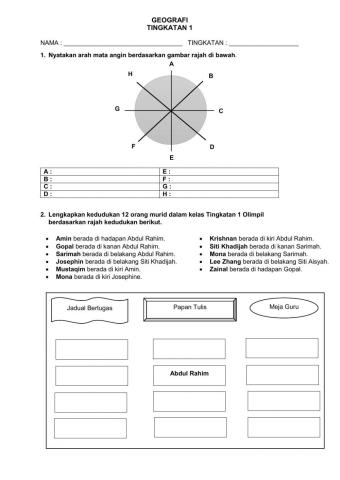 Modul pkpb geografi ting 1