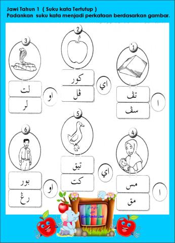 jawi sukukata tertutup