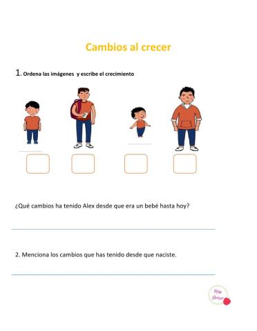 Cambios al crecer