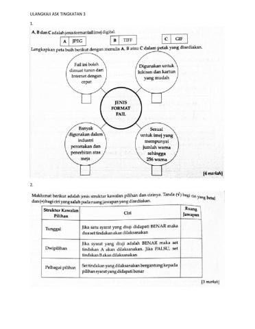 Ulangkaji ask tingkatan 3