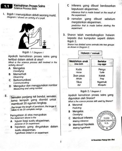 Kemahiran proses sains