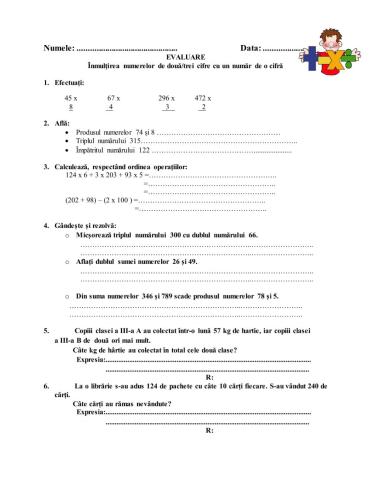 Inmultirea 0-10 000