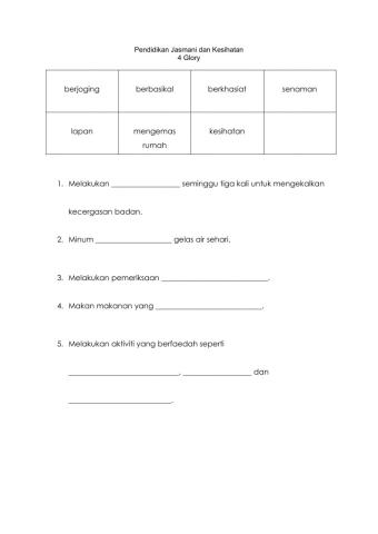 Hidup Sihat Tanpa Penyakit