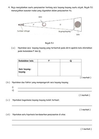 Pat sains tahun 4 k2 -soalan 5-6