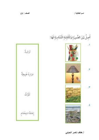 ورقة عمل الاستفادة من موارد الارض